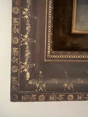 🔴 Quadro LIMOGES arte limosina smalti oro SAN NICOLA Bouasse Lebel Paris antico