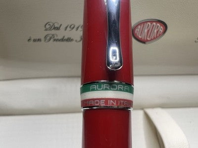 Stylo Plume AURORA Ipsilon F Tricolore Anniversaire Unité Italie NOS