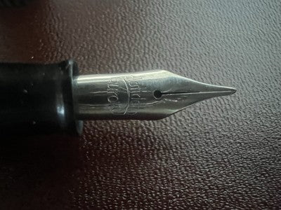 🔴 AURORA penna stilografica SELENE celluloide verde pennino originale scrive 30