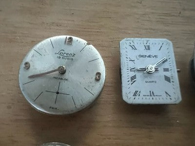 🔴 Movimenti e quadranti orologi Tissot Lorenz Monvis ricambi vintage 8PZ