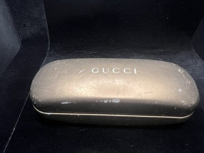 🔴 GUCCI occhiali vista donna montatura GG 3538/S blu logo GG laterale vintage