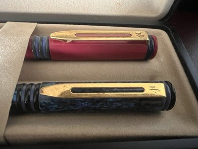 🔴 WATERMAN penne stilografiche Paris a cartuccia scrivono vintage 2 PENNE