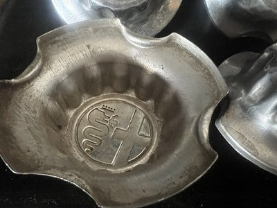 🔴 ALFA ROMEO original hubcaps Alfasud Sprint TI 70s 80s SET 4 
