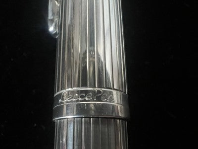 🔴 LECCE PEN penna stilografica ARGENTO 925 MASSICCIO iridium M forte peso