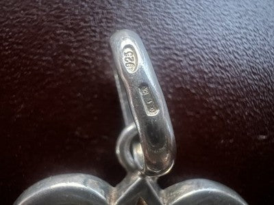 🔴 Ciondolo GERARDO SACCO Argento 925 Maschere & Monete con medaglia vintage