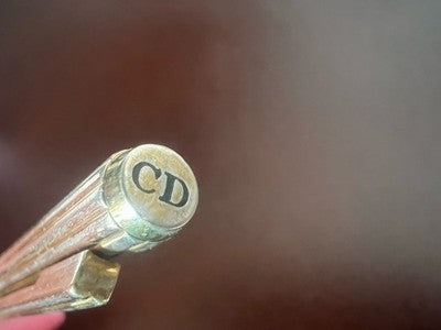 🔴 DIOR penna sfera ARGENTO MASSICCIO 925 a rotazione scrive vintage