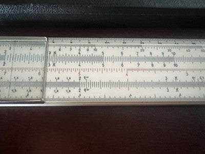 🔴 ALBERT NESTLER Regel Nr. 23 RA Rietz System Taschenrechner Vintage-Gehäuse