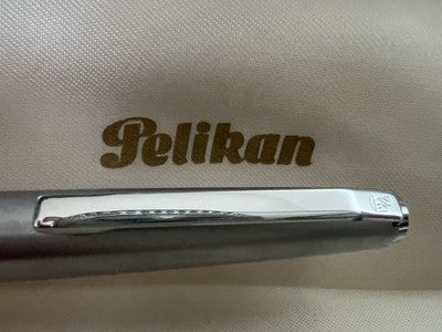 Pelikan Stift Füllfederhalter P479 Feder Chrom F Patrone Schreibt Vintage