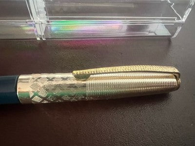 🔴 LUS penna stilografica acciaio inossidabile penninoIridium M scrive vintage