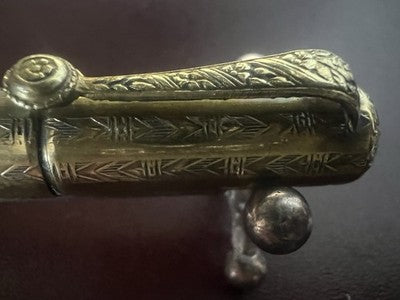 Stylo-Plume Stylo à Plume Plaqué Or Eyedropper Art Nouveau Écrit Antique 1915