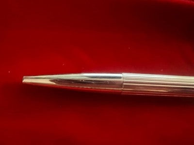 🔴 MONTBLANC penna sfera Noblesse in metallo cromato lucido scrive vintage