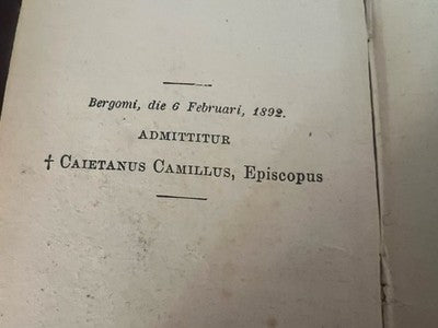 🔴 Libro di preghiere La Via del Paradiso del 1892 mosaico effetto madreperla