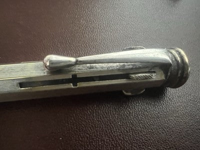 🔴 Matita meccanica PORTAMINE 4 COLORI cesellato guillocchè pulsanti vintage