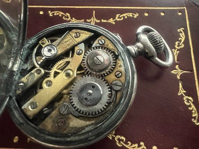 Montre De Poche ARGENT 800 Femme À Réviser Pièces Vintage Remontoir 14