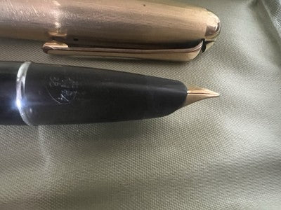 🔴 AURORA penna stilografica 88 pistone pennino ORO scrive 351965 vintage 1950