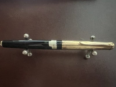 Pelikan P1 Stylo-Plume Stylo à Plume Noire À Piston Stylo Plume F Vintage 1959 