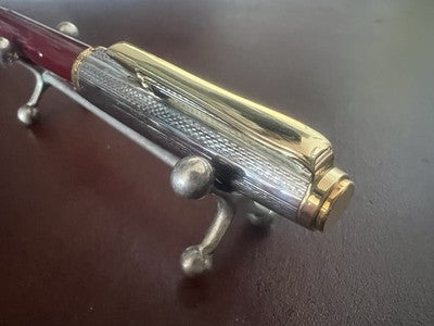 Reform Bordeaux Fountain Pen Guilloché Cap M Germany Vintage