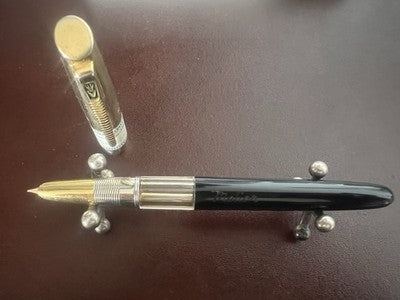🔴 MEILOR penna stilografica pennino ORO 14KT Soennecken eG vintage '45 NOS