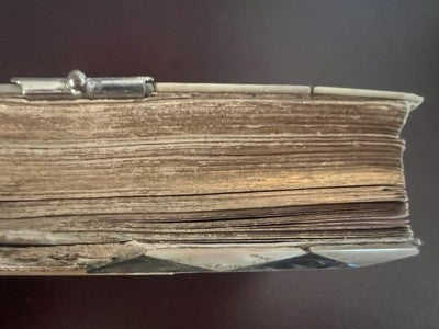 🔴 Libro di preghiere La Via del Paradiso del 1892 mosaico effetto madreperla