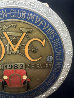 OVC Veterans Club Trophy Oberbechinge Target Drive Pentecost Gathering 1983