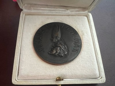🔴 VATIKANISCHE BRONZEMEDAILLE PAUL VI. RAT BRONZE FDC-Etui 