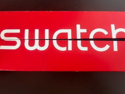 🔴 SWATCH orologio uomo FLOATING DOT USA Irony Beat YQS1000 vintage 1998