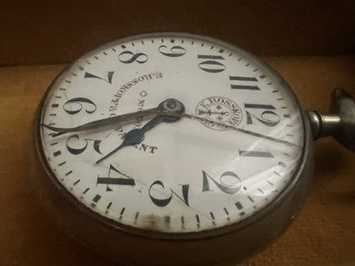 🔴 ROSKOPF orologio tasca uomo parti ricambio o riparazione vintage DEL 1900