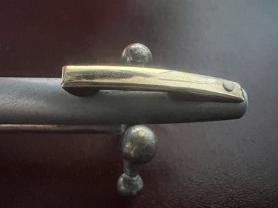 SHEAFFER Crayon Mecanique Chromé Bord mit eingeritzten Dekorationen Vintage '60 