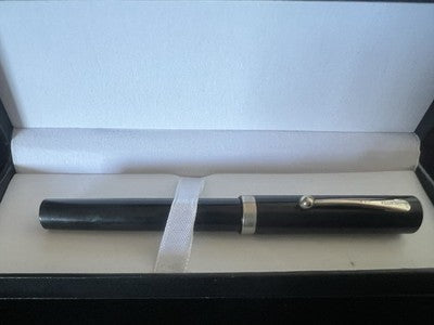 🔴 SHEAFFER penna stilografica Nera pennino M medio No Nonsense vintage