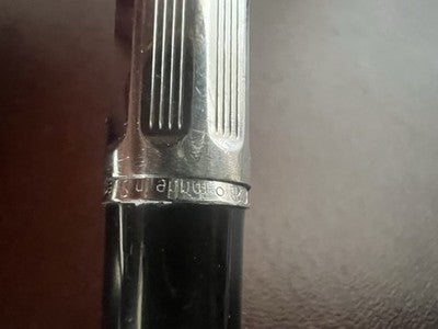 🔴 BALLOGRAF penna sfera EPOCA cromata pulsante a scatto inserto nero 3