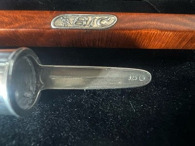 Bic Stylo-Plume Sphère Argent 925 Anniversary Édition Limitée Trousse NOS