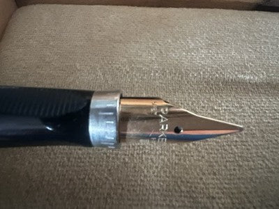 🔴 PARKER Füllfederhalter 75 Thuja Lack, 14K Goldfeder, M (mittel), mit Etui 
