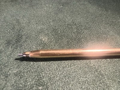 🔴 Matita meccanica dorata aggancio a ragno matita con mina 1,3 scrive vintage