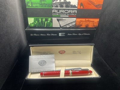 Stylo Plume AURORA Ipsilon F Tricolore Anniversaire Unité Italie NOS
