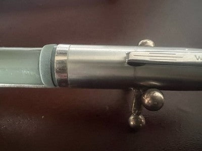 Wearever Stift Füllfederhalter Zelluloid Grau Hebel Schreibt Vintage USA '30