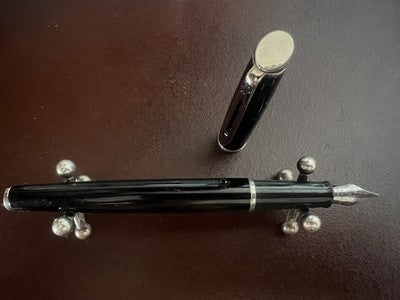 WATERMAN Stylo À Plume Emisphere Laque Noire Nib F Avec Cartouches