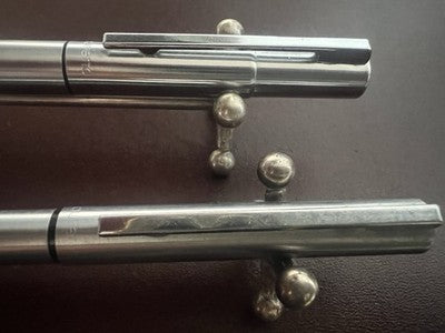 AURETTA Stylo À Plume Sphère Chromée Par Aurora Luxe Écrit Vintage A 