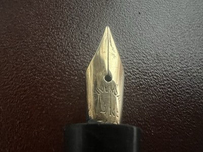 🔴 UNIVERSAL penna stilografica celluloide Rex pennino oro 14k flex vintage