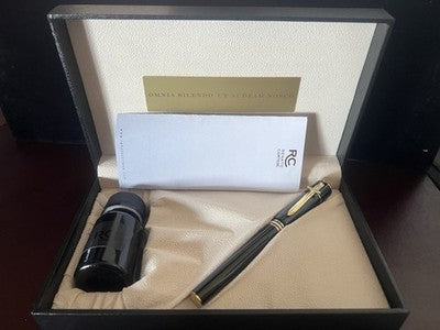 🔴 RENATO CORTESE penna stilografica Omnia Silendo Ut Audeam Edizione Limitata