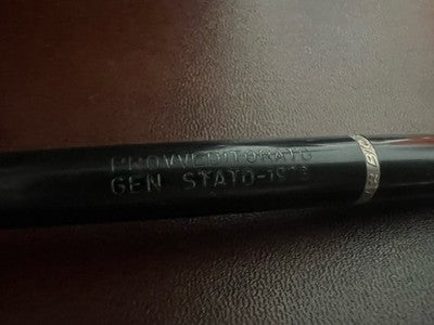 🔴 BIC penne sfera stiloforo nere anello dorato e cromato scrivania vintage B