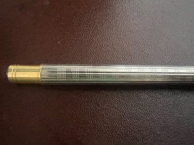 🔴 HARRISON Metallkugelschreiber mit graviertem Goldclip und passendem Federmäppchen 
