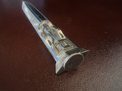 🔴 SARASTRO matita meccanica Unitas guilloché triangolo rilievo mine vintage