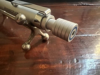 🔴 STAEDTLER matita meccanica 925 25-07 con gomma e mina 0.7 nuova NOS