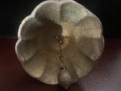 Bell Little Bell Metal Solid Handle Ornate Vintage