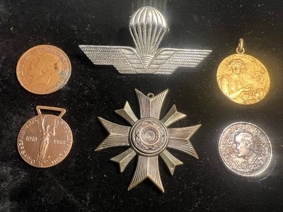 🔴 Medaglie medaglie distintivi commemorativi Italia Inghilterra Thai Lotto 22