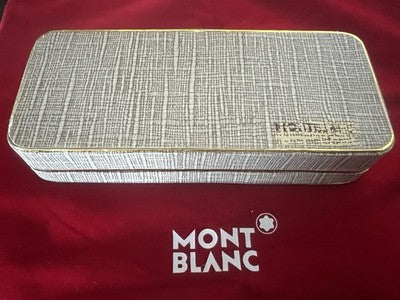 🔴 MONTBLANC penna stilografica 334 ½ a pistone pennino ORO vintage guerra 1939