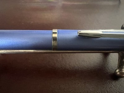 Bolígrafo WATERMAN Laca Violeta Satinada Con Acabados Cromados Vintage