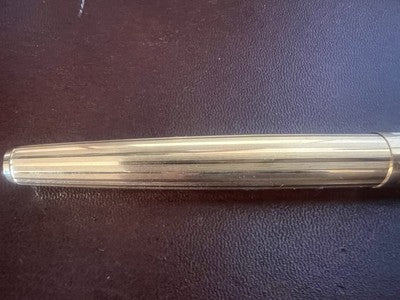 Aurora Stylo-Plume Stylo à Plume Et Sphère 98 Or F Scrivono Plaqué Vintage