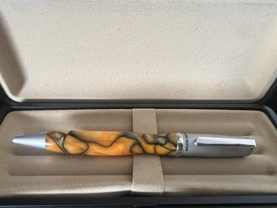 Koh-I-Noor Stylo-Plume Sphère Résine Marbré Brillant Et Laque Écrit Vintage