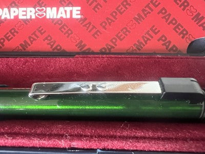 🔴 PAPERMATE penna sfera 90° DYNAGRIP verde Giappone istruzioni vintage